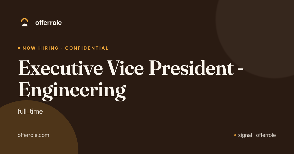 Executive Vice President - Engineering — Integral Creative Solutions ...